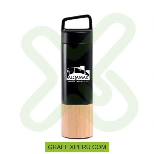 TOMATODO DE ACERO INOXIDABLE BASE BAMBOO - Foto 1