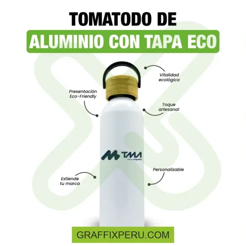 TOMATODO DE ALUMINIO CON TAPA ECO - Foto 3