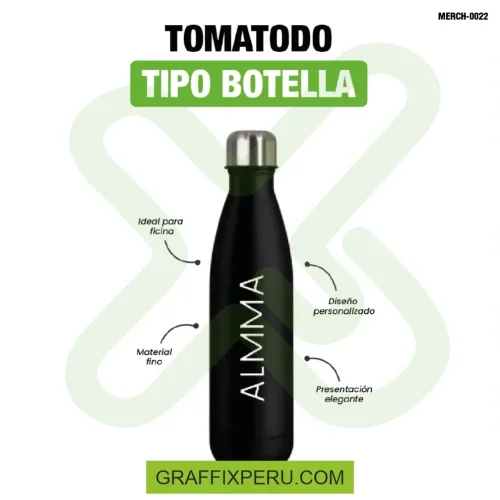 tomatodo metalico tipo botella 350ml - Foto 3