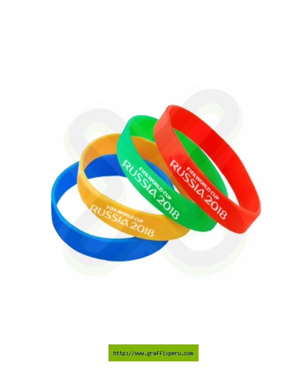 PULSERA DE SILICONA RUSIA 2018