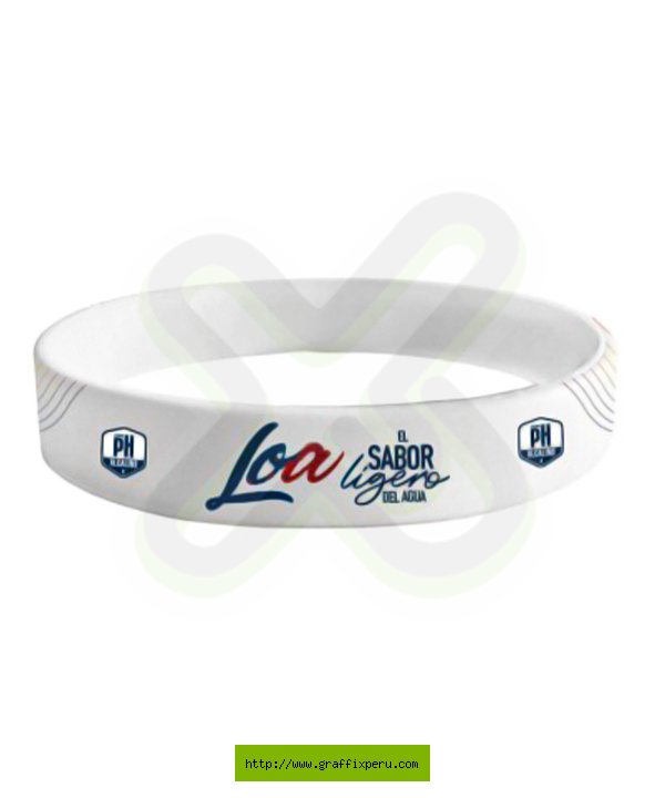 PULSERA DE GOMA CERRADA