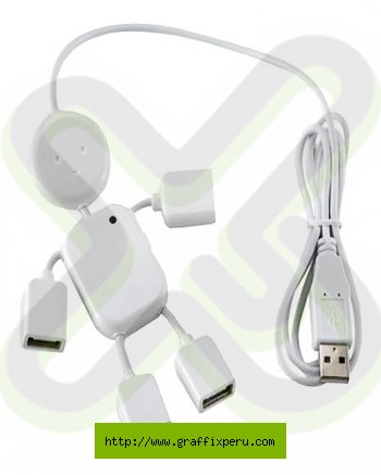 MULTIPUERTO USB HOMBRESITO