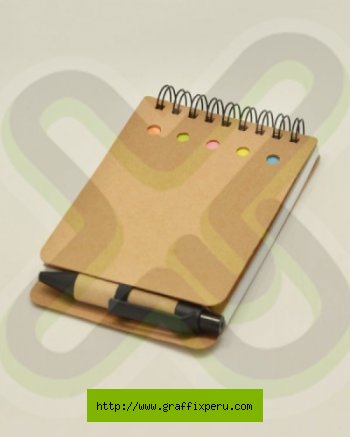 ECO LIBRETA CON LAPICERO