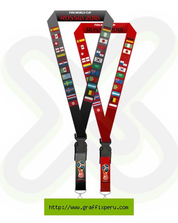 LANYARD PUBLICITARIOS RUSIA 2018