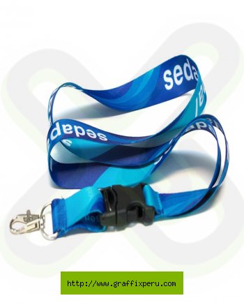 Lanyards Corporativos con tip top y arnes 