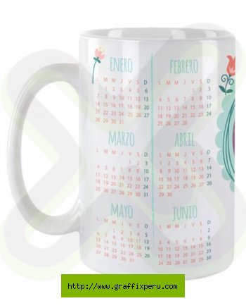 taza calendario 2021