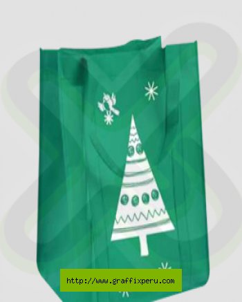 bolsas de tela diseño navidad