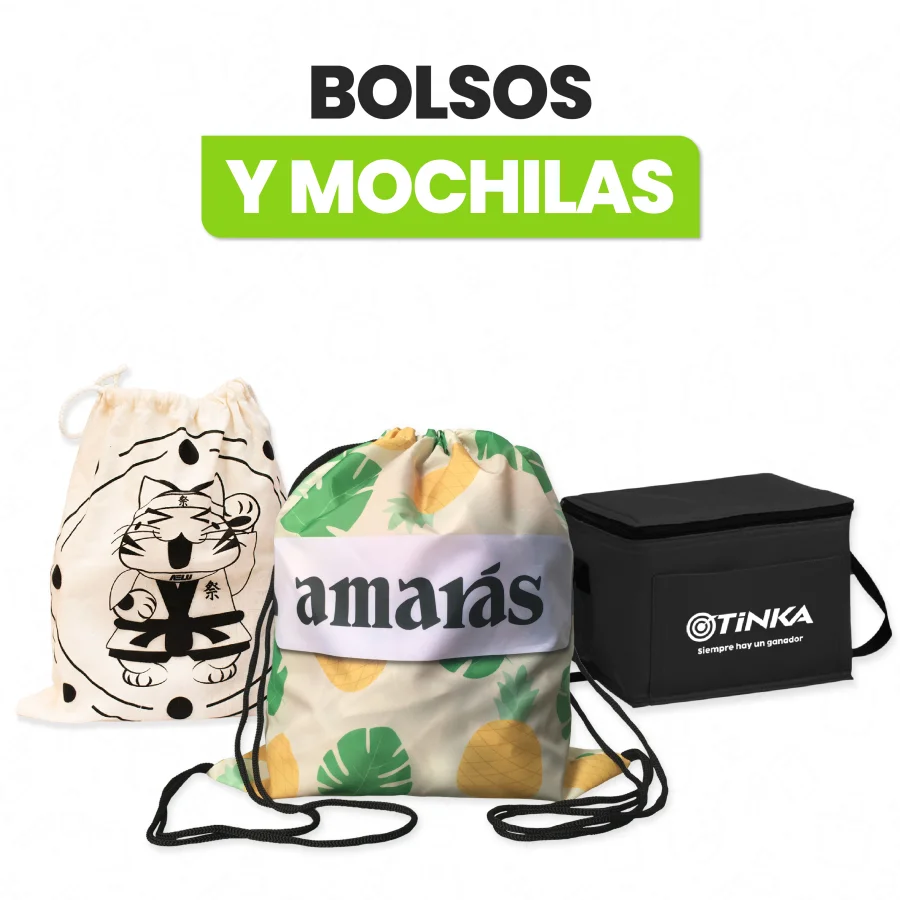 Subcategoría BOLSOS Y MOCHILAS