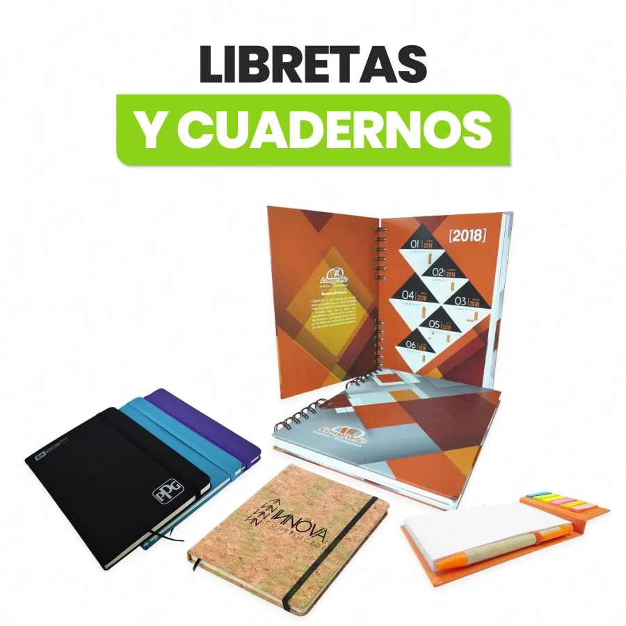 Subcategoría LIBRETAS Y CUADERNOS