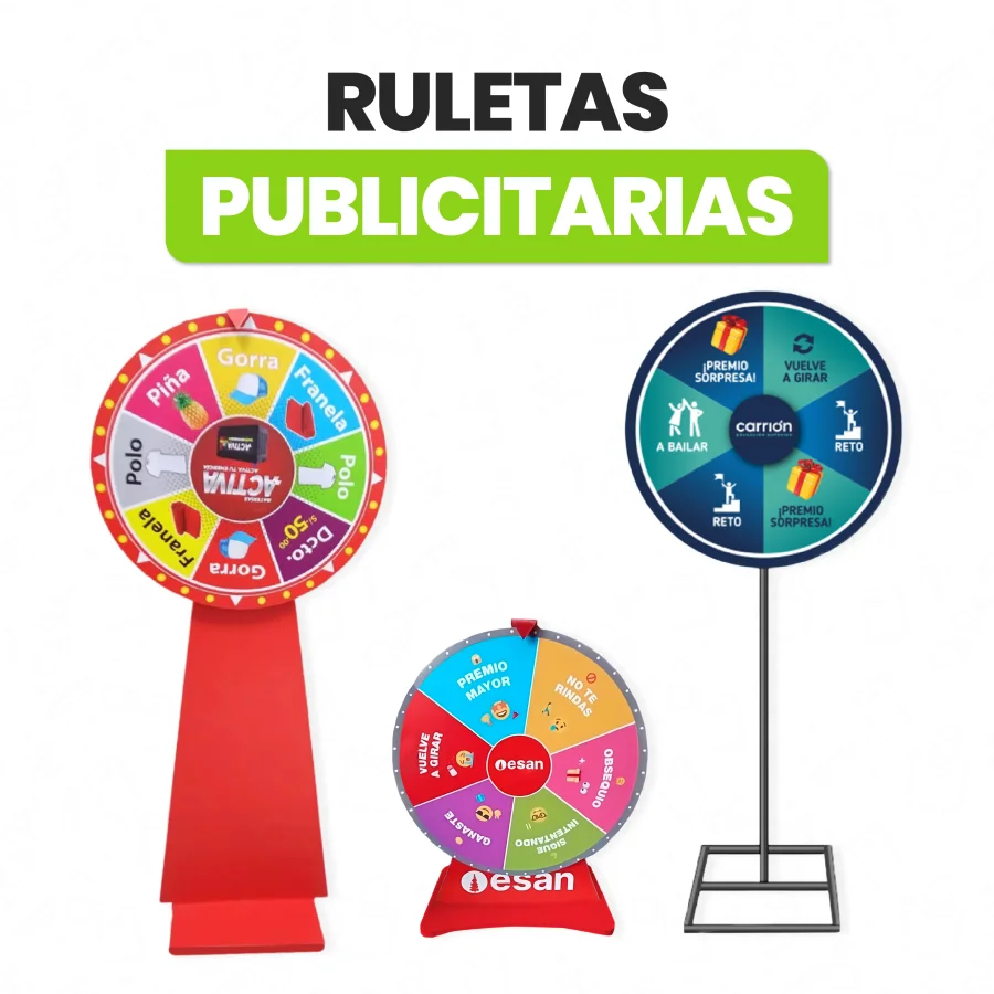 Subcategoría RULETAS
