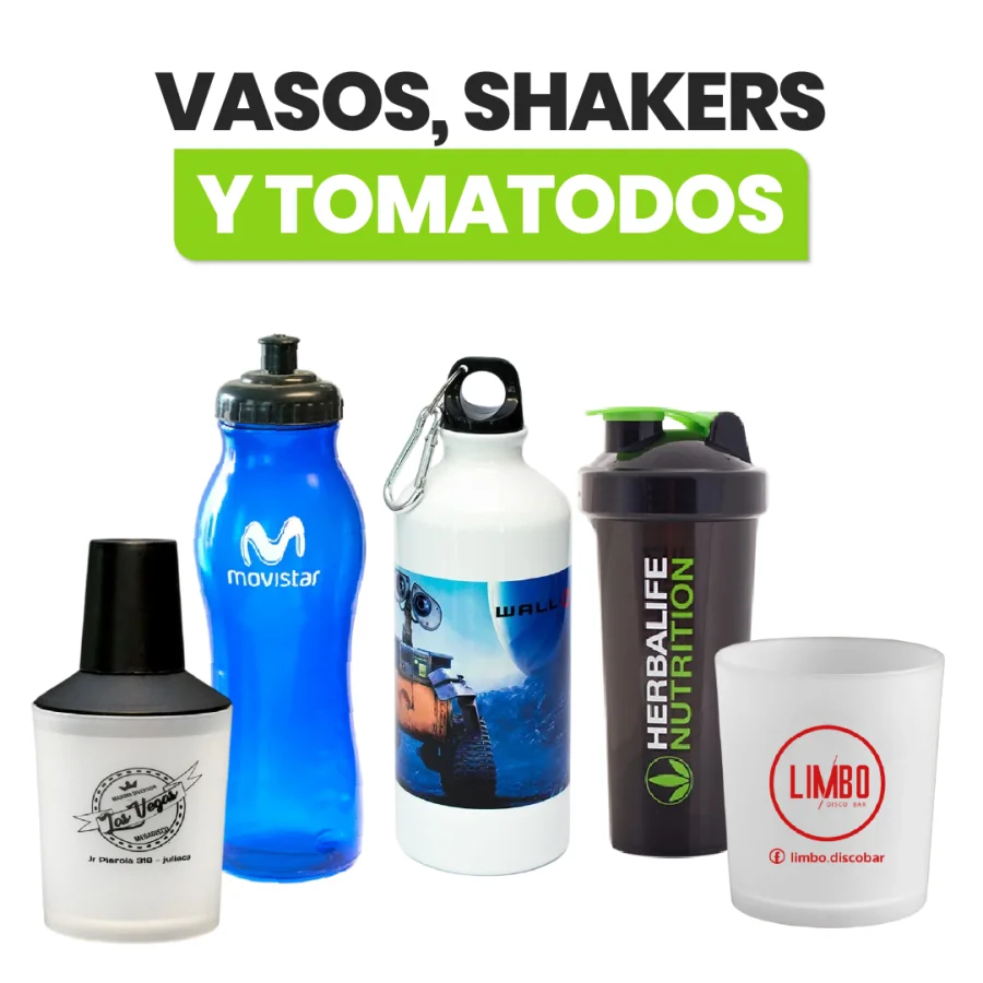Subcategoría VASOS, SHAKERS Y TOMATODOS